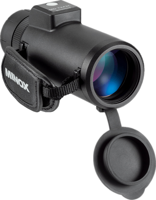 Монокуляр MINOX MD 7x42 C Black з компасом і далекомірною сіткою Фото 2